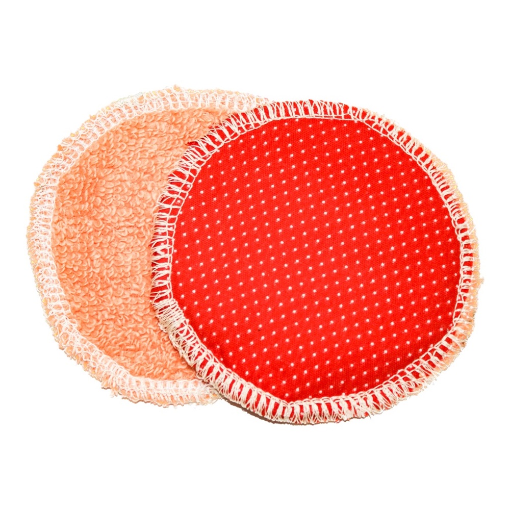 Reusable Makeup Remover Pads Mini Polka-Dots Pattern (set of 10)